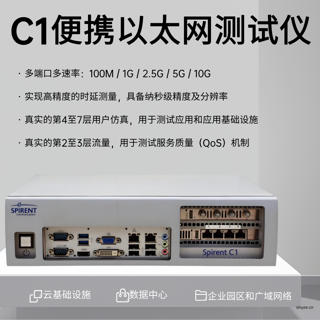 思博伦TestCenter C1 2-7 层以太网测试仪